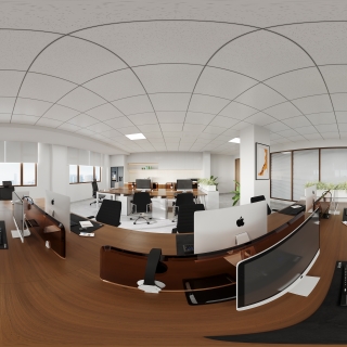 现代办公室全景