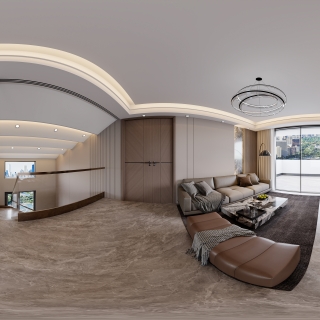 意式 3楼客厅全景