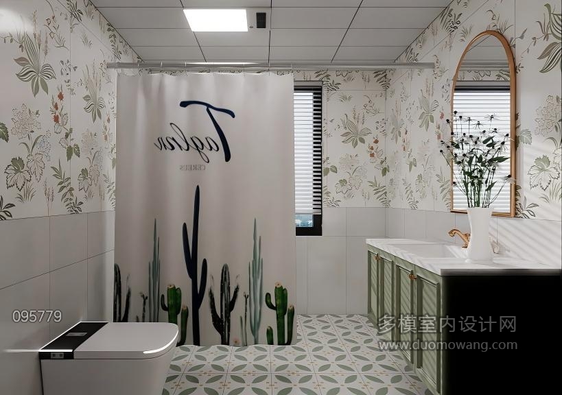 美式田园卫生间