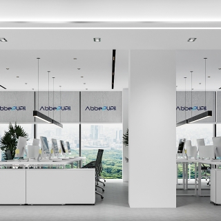 现代公共办公区静态