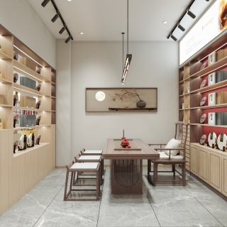 新中式茶叶店品茗区3