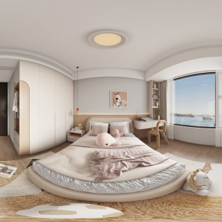 现代女儿房全景