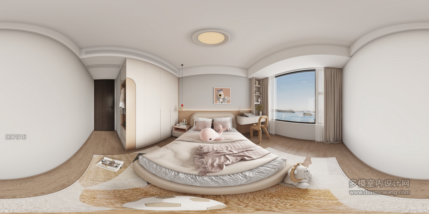 现代女儿房全景