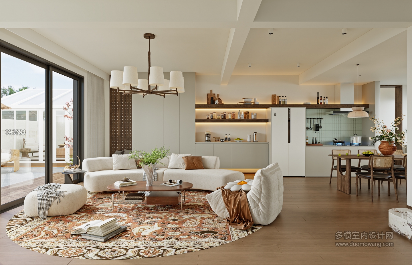 多彩一号_一层客厅001