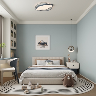 现代儿童房01