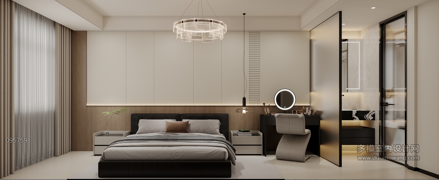 现代-主卧特写
