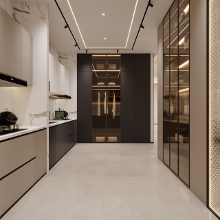 现代柜体展区A特写