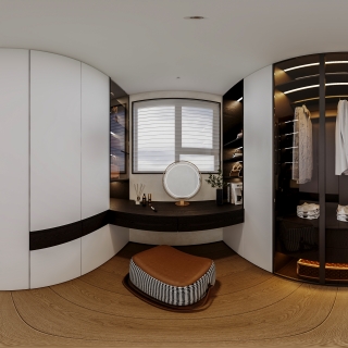 现代主卧衣帽间