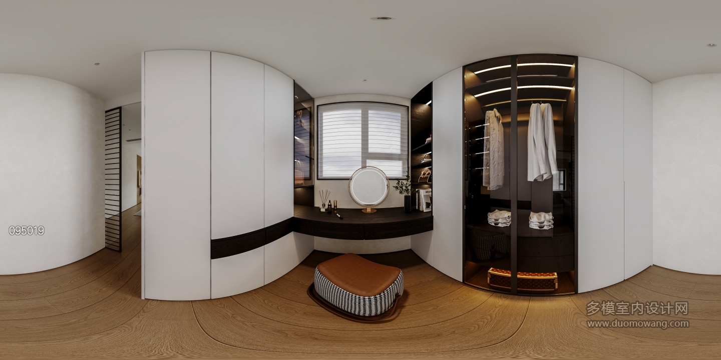 现代主卧衣帽间