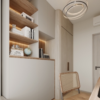 现代简约书房02