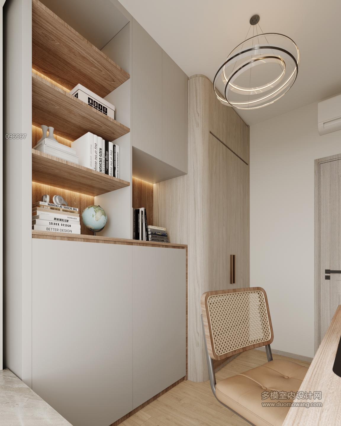 现代简约书房02