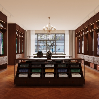 新中式旗袍室特写