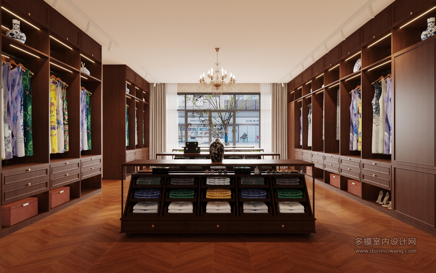 新中式旗袍室特写