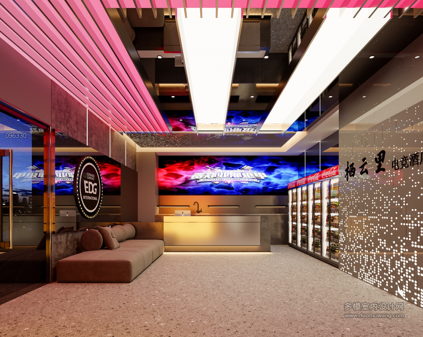 电竞酒店大厅静态