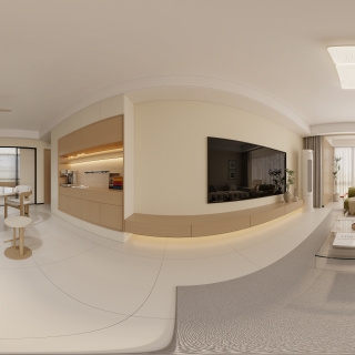 原木风客餐厅-全景