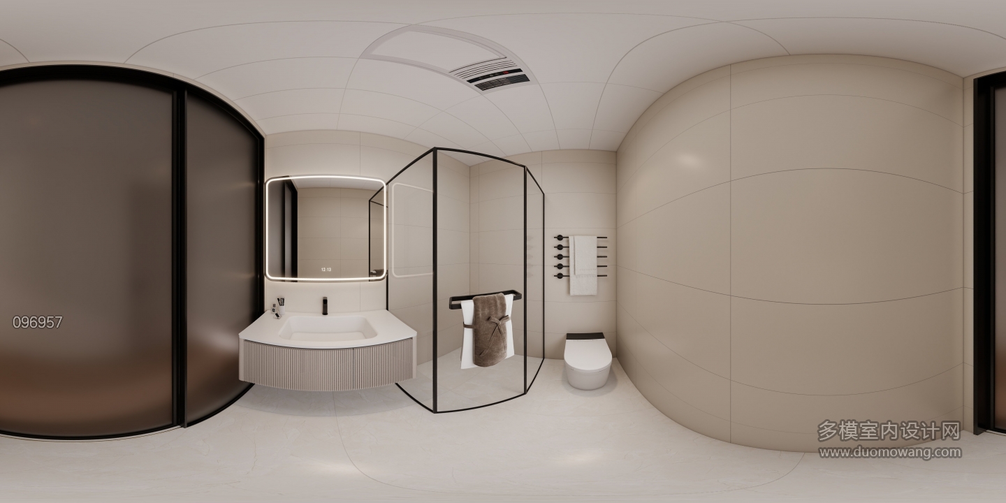 现代-老人房卫生间