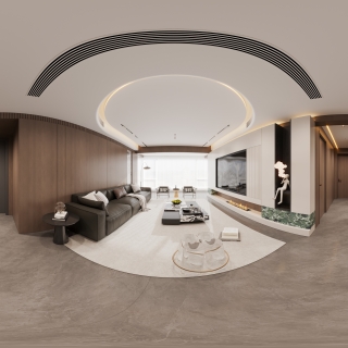 现代客餐厅全景1