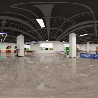 现代活动室全景