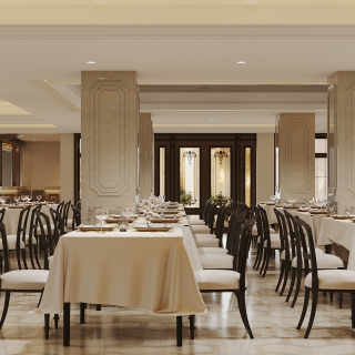 欧式一层餐厅三