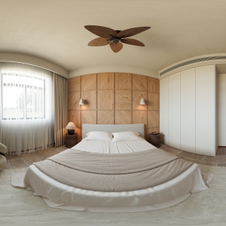 美式自然风次卧360