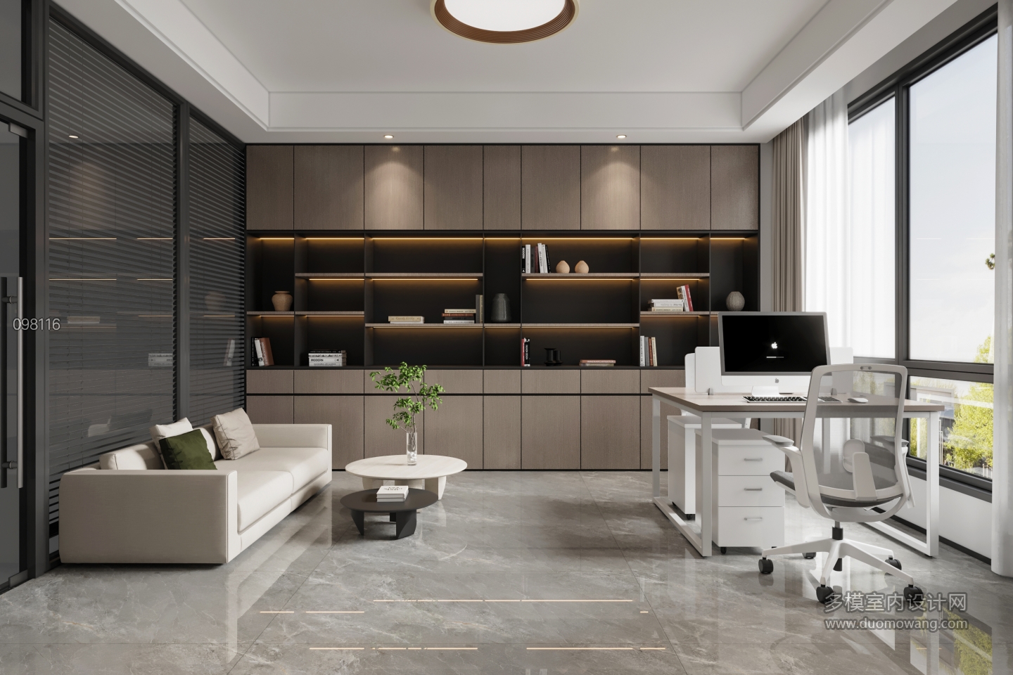 双人办公室-单张