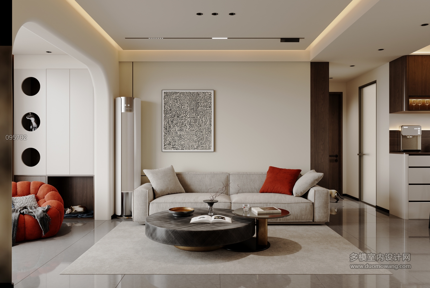 江秀府_单张沙发背景