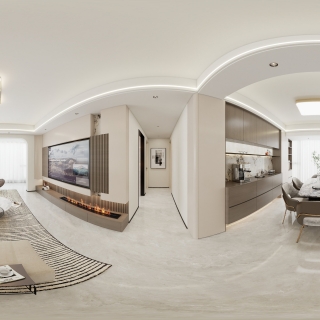 现代-客餐厅（方案三）