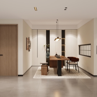 现代负一层茶室3