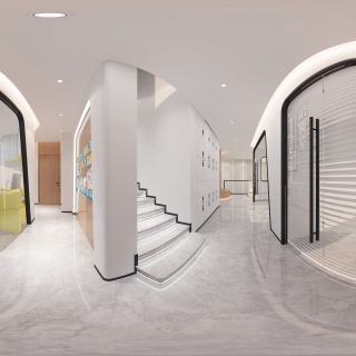 现代口腔医院2F走廊