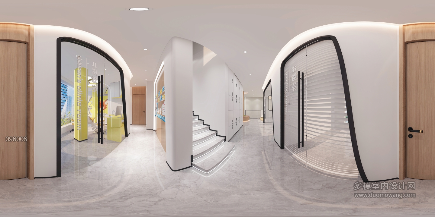 现代口腔医院2F走廊