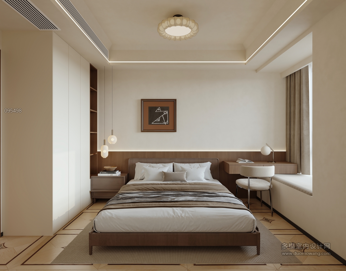 现代中古风 次卧