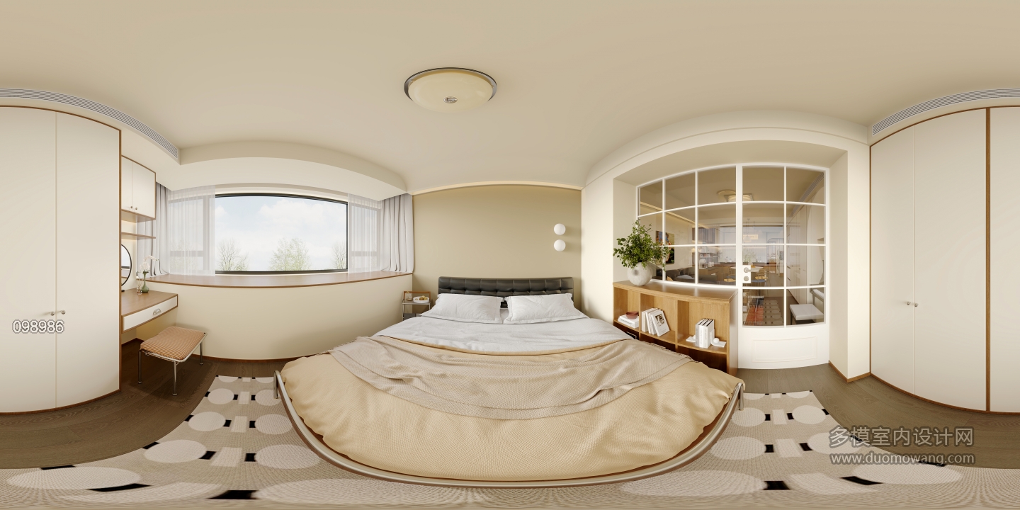 包豪斯主卧全景