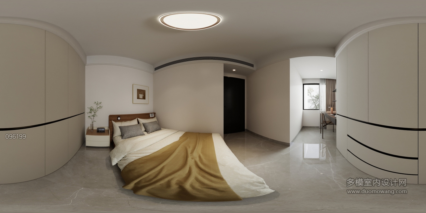 现代卧室 (2)