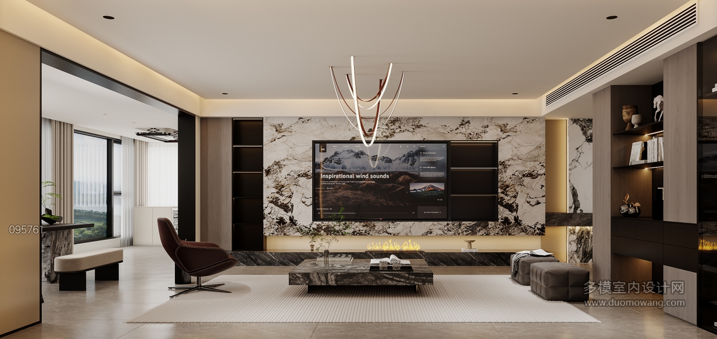 现代-客厅特写1