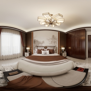 中式-二楼南次卧