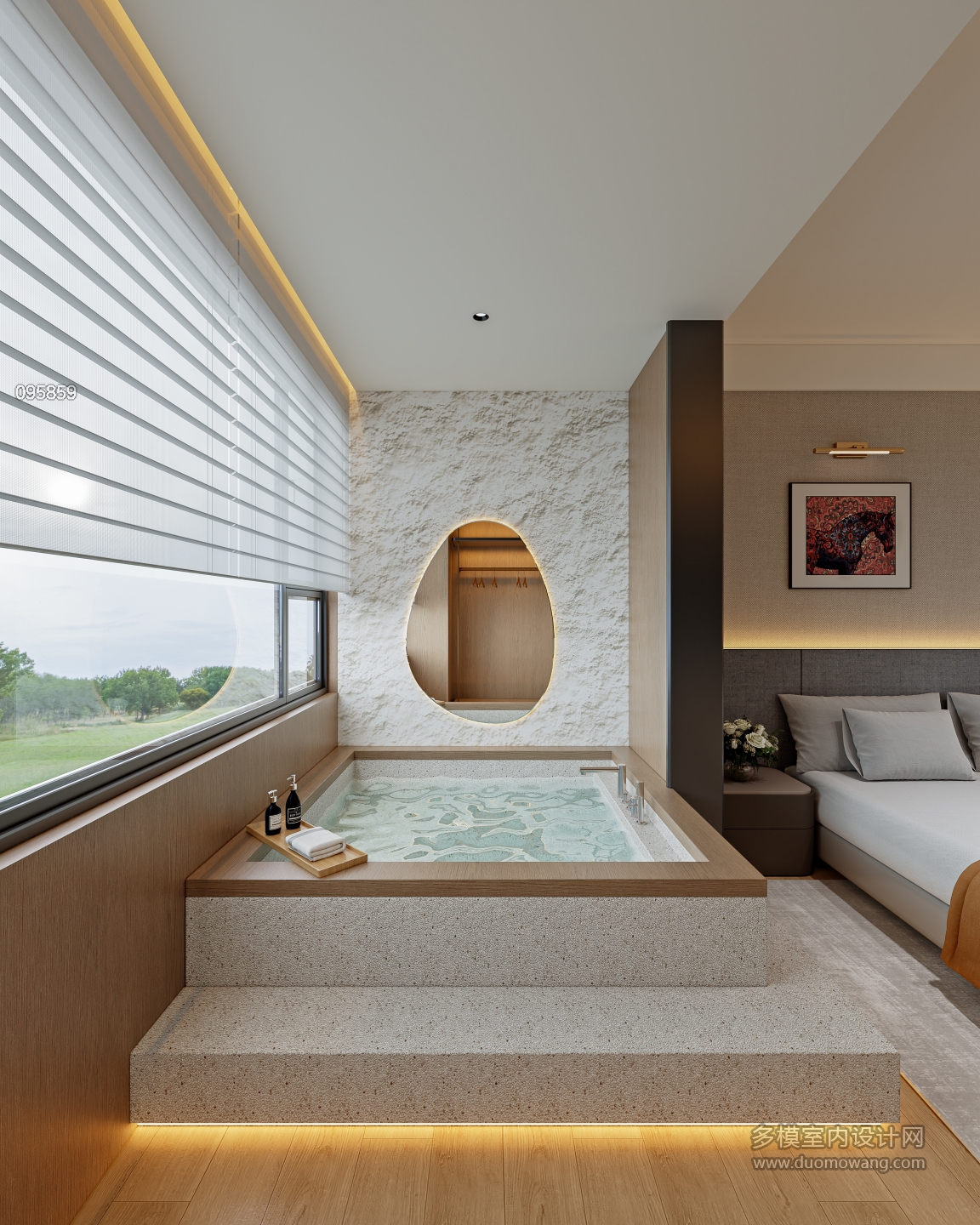 长泰温泉公寓213_卧室1卫生间001