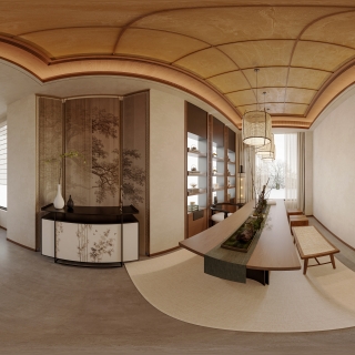 宋代二层茶空间