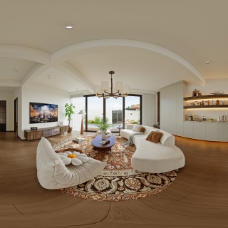 多彩一号_一层客厅