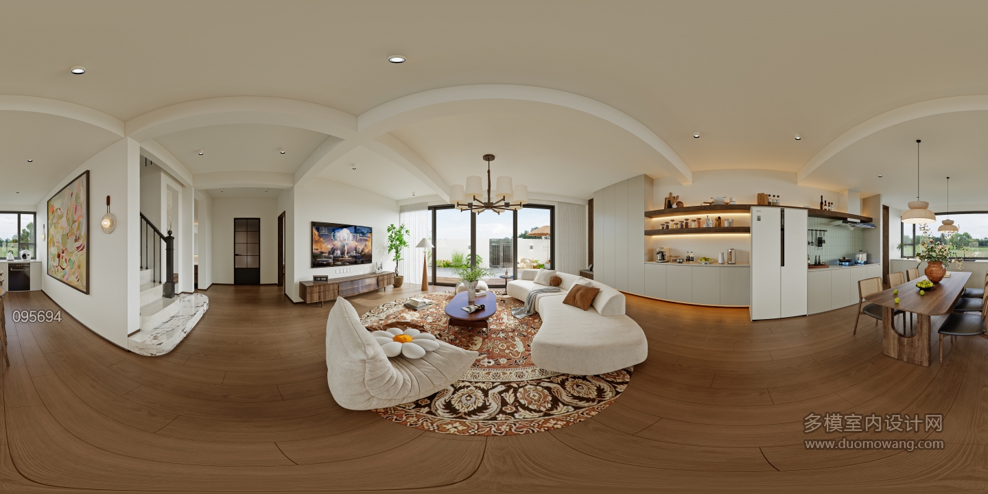 多彩一号_一层客厅