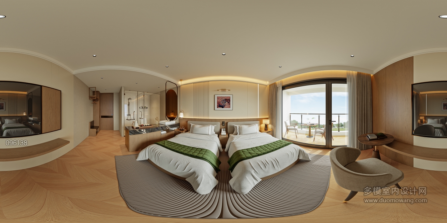 景迈酒店平面布置_全景