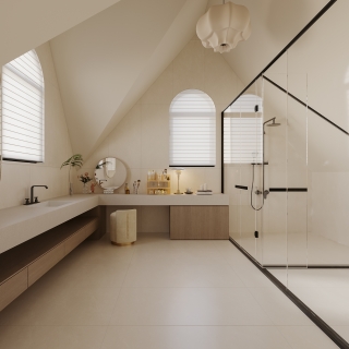 现代奶油卫生间