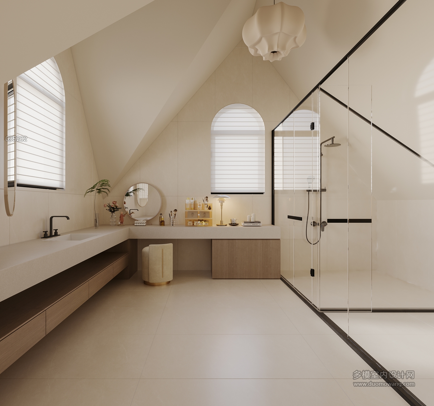 现代奶油卫生间