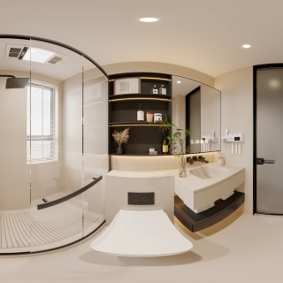 现代轻奢主卫全景