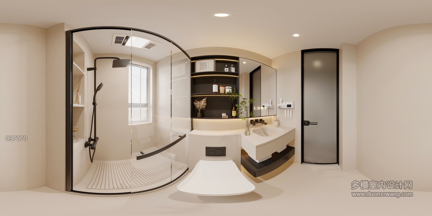 现代轻奢主卫全景