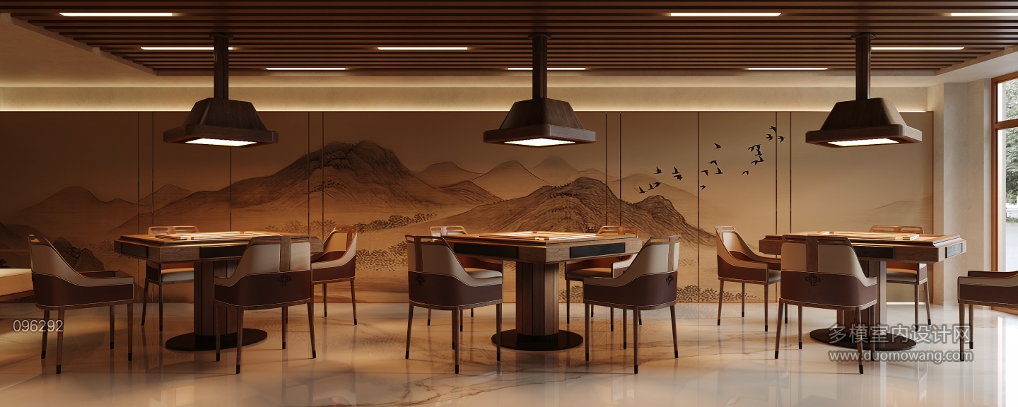 新中式棋牌室静态3