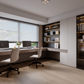 意式 3楼书房静态