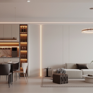 现代简约沙发背景