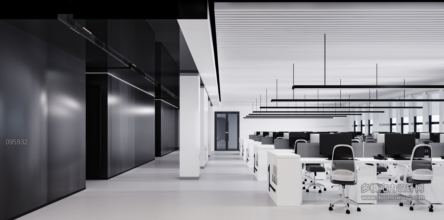 现代黑公共办公室
