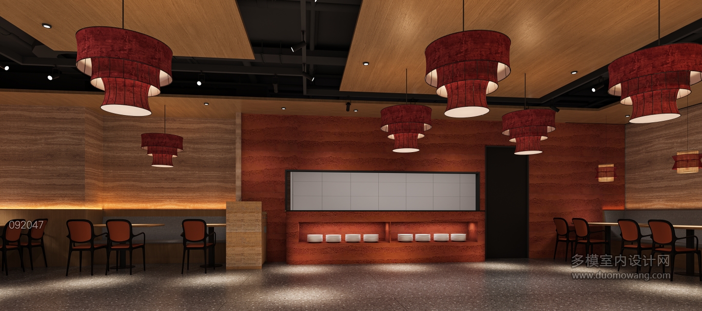 新中式餐厅室内3