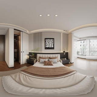 现代轻奢-男孩房全景